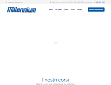 Tablet Screenshot of millenniumfitnesscenter.com